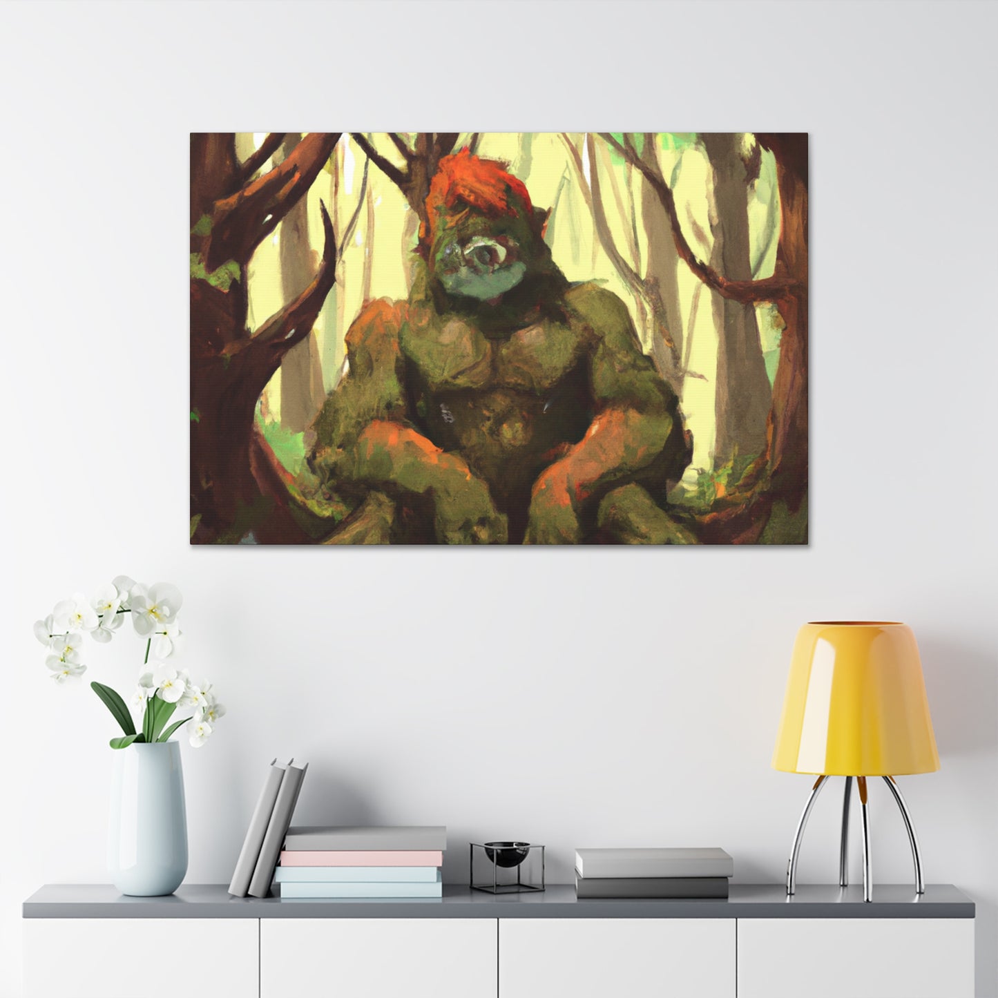 Wildflower Woodsman -Canvas