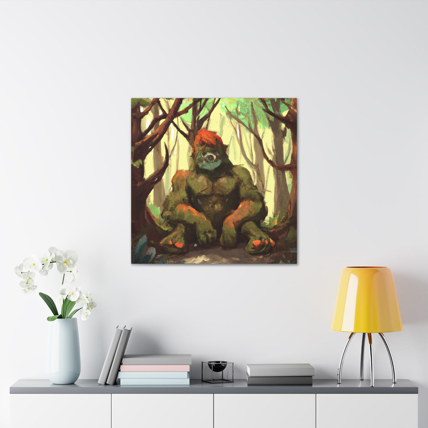 Wildflower Woodsman -Canvas