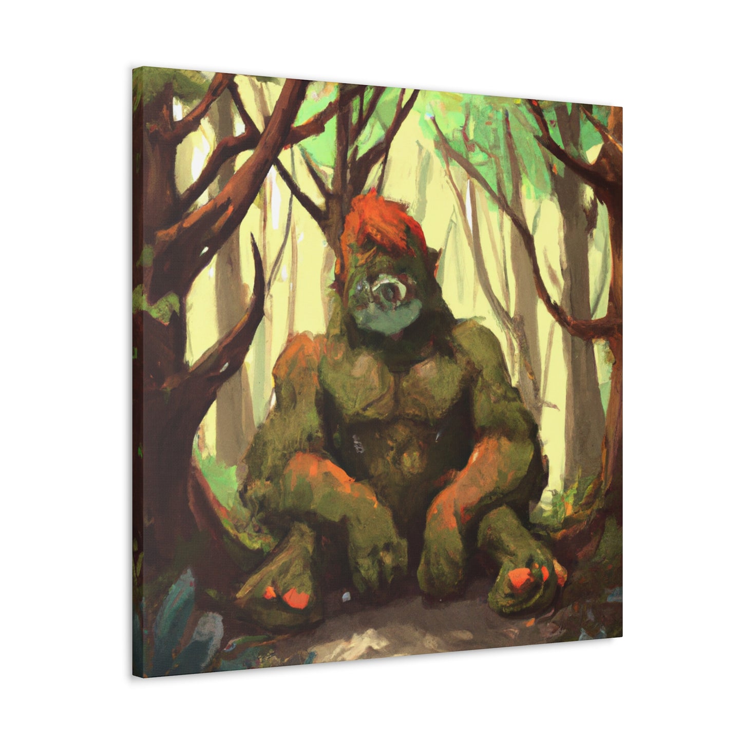 Wildflower Woodsman -Canvas