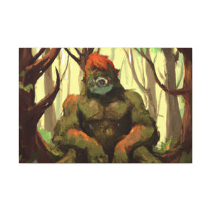 Wildflower Woodsman -Canvas