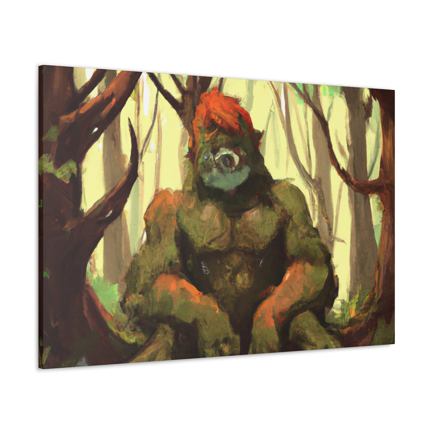 Wildflower Woodsman -Canvas
